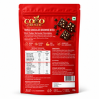 Triple Chocolate • 44g Protein • Sugar Free High Protein Brownies Bites • 100g