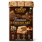 Tiramisu Cheesecake • 28g Protein • Sugar Free White Chocolate Bar • 100g