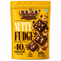 Nutty Fudge • 40g Protein • Sugar Free High Protein Brownies Bites • 100g