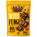 Nutty Fudge • 40g Protein • Sugar Free High Protein Brownies Bites • 100g